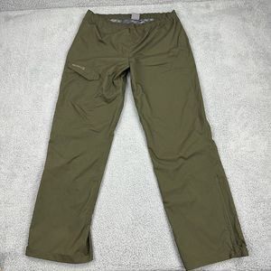 Merrell Pants Mens Large Green Opti-Shell Outdoor Hiking Outdoor WaterProof